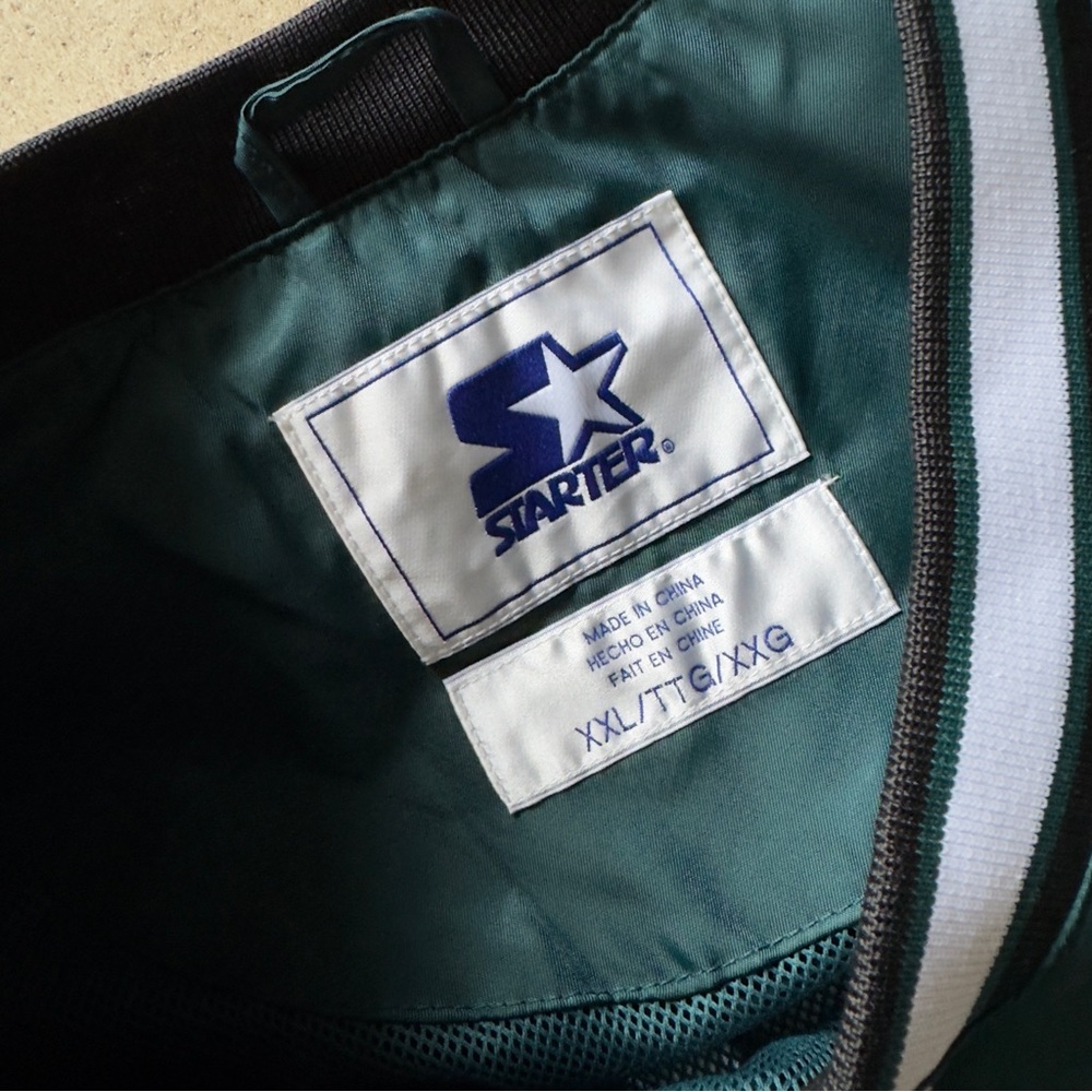 Starter Philadelphia eagles jacket pullover windb… - image 3